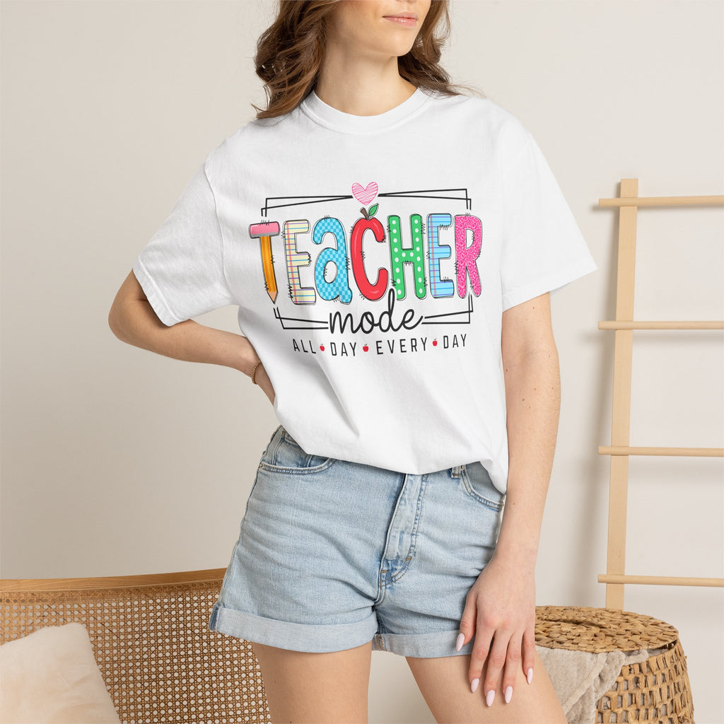 "Teacher Mode: All Day Every Day" Graphic Tee
