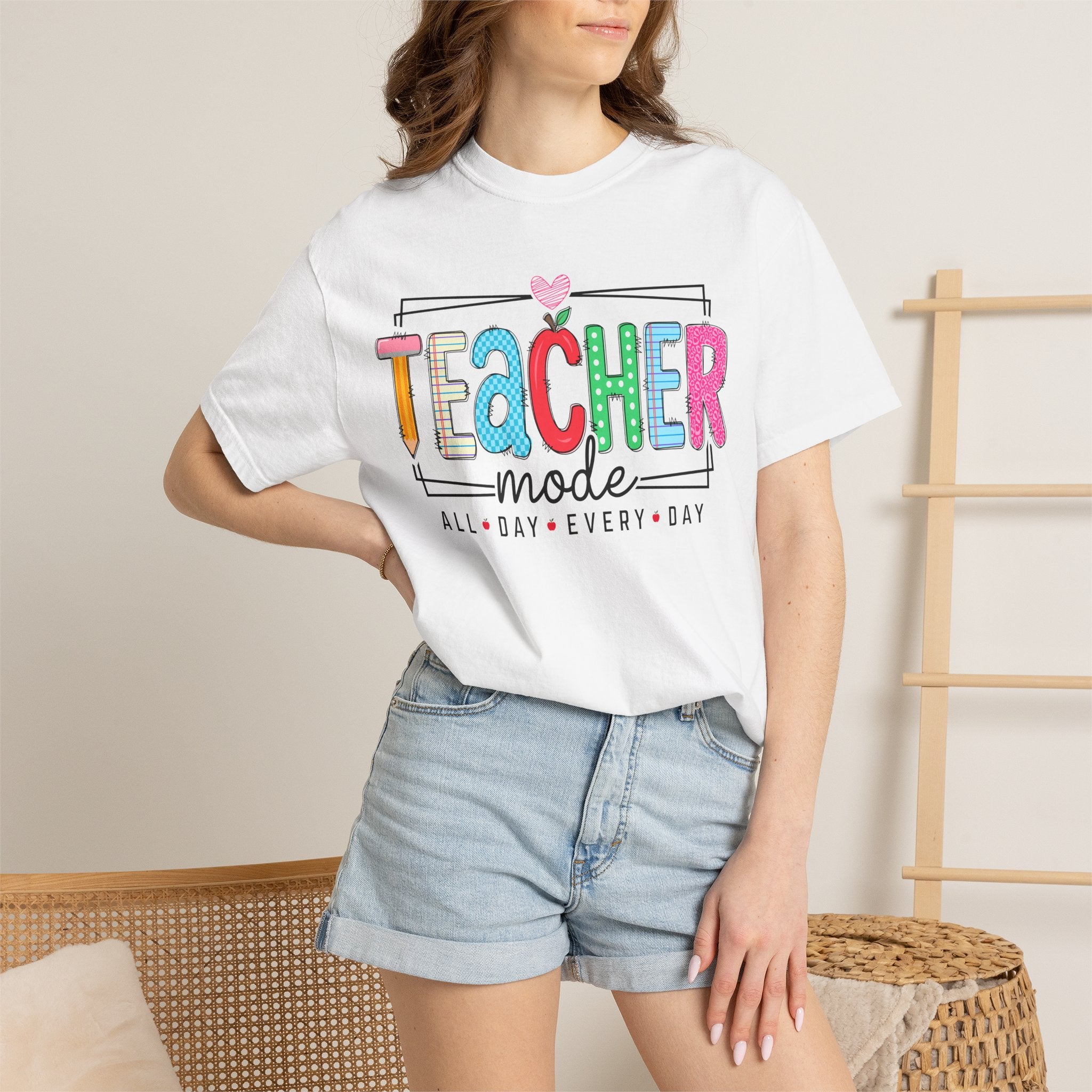 "Teacher Mode: All Day Every Day" Graphic Tee