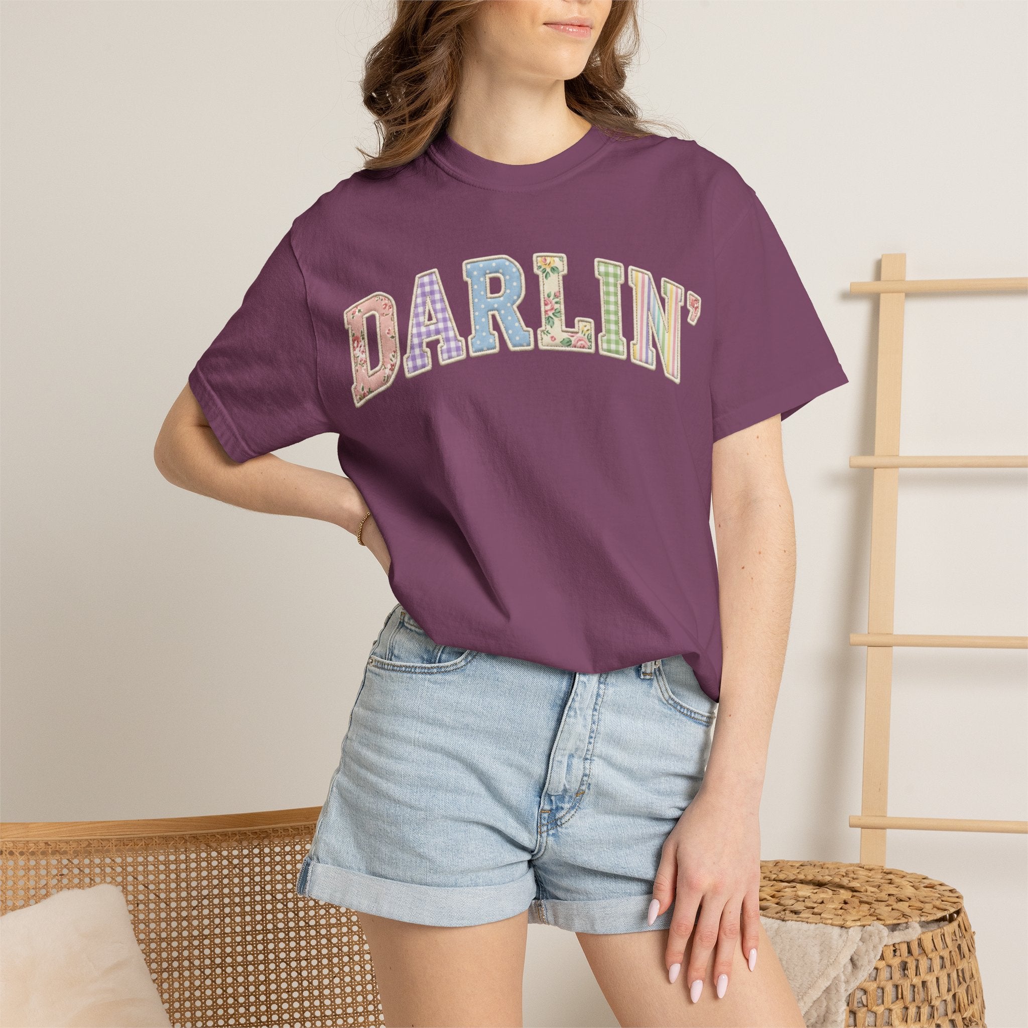 Darlin' Floral Patch T-Shirt