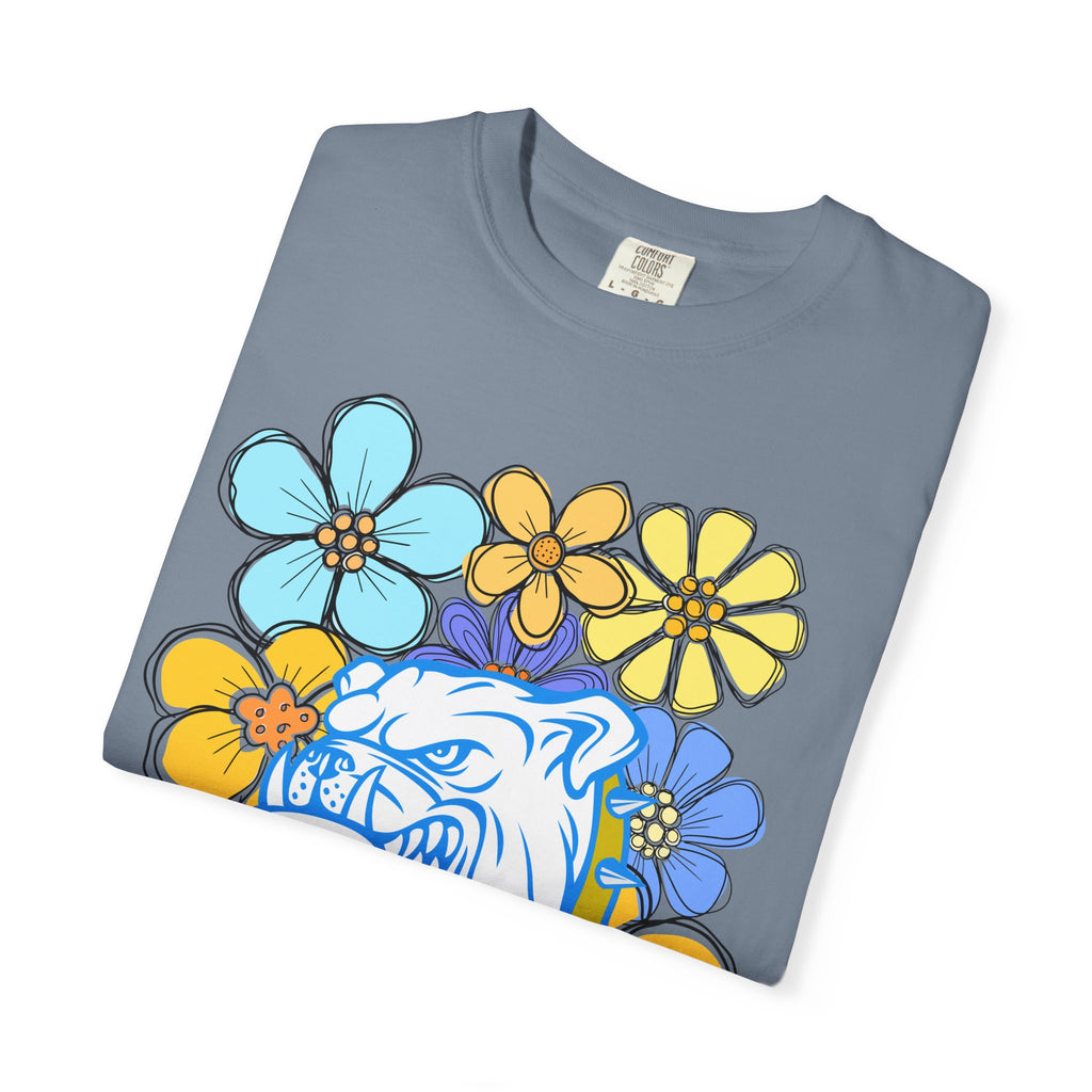 Bulldogs Floral Mascot T-Shirt