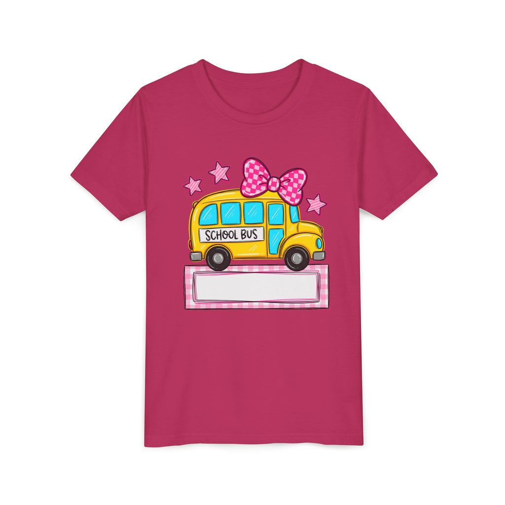 Cute Pink Bow Back-to-School Shirt