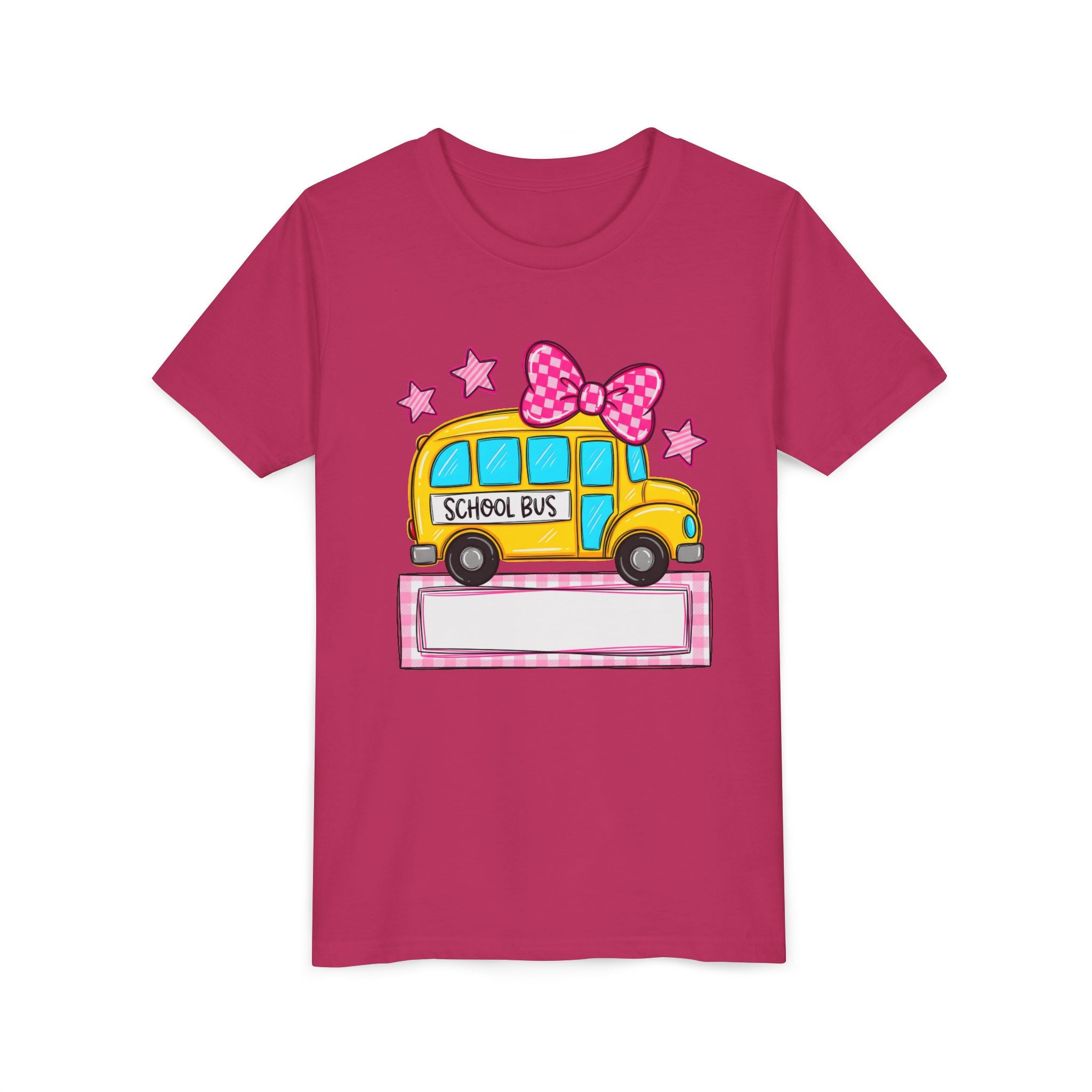 Cute Pink Bow Back-to-School Shirt