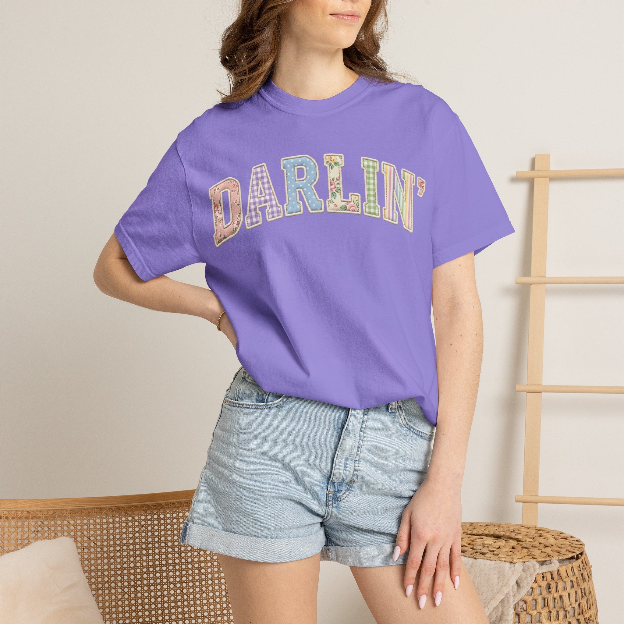 Darlin' Floral Patch T-Shirt