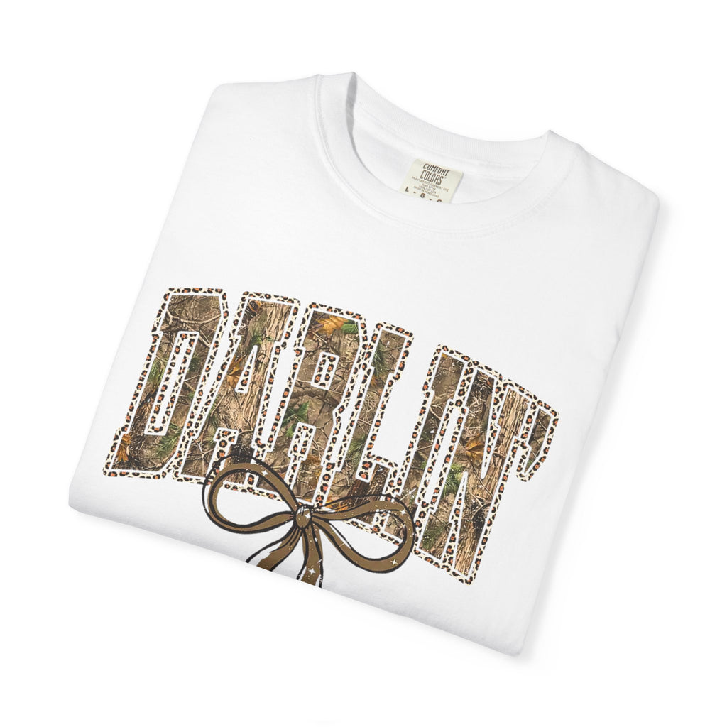 T-Shirt — "Darlin'" Vintage Ribbon Graphic Tee