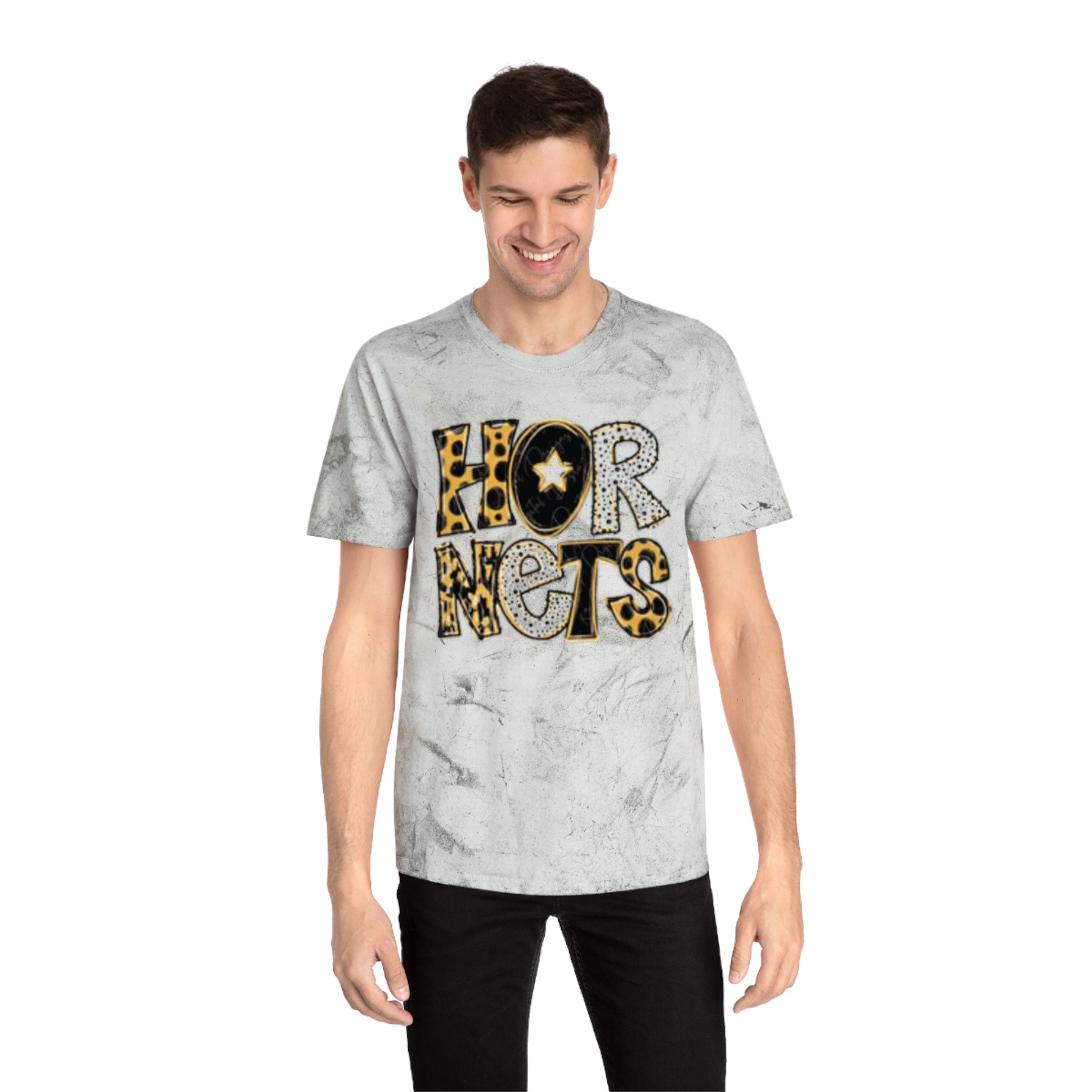 Hornets Leopard Print Graphic T-Shirt