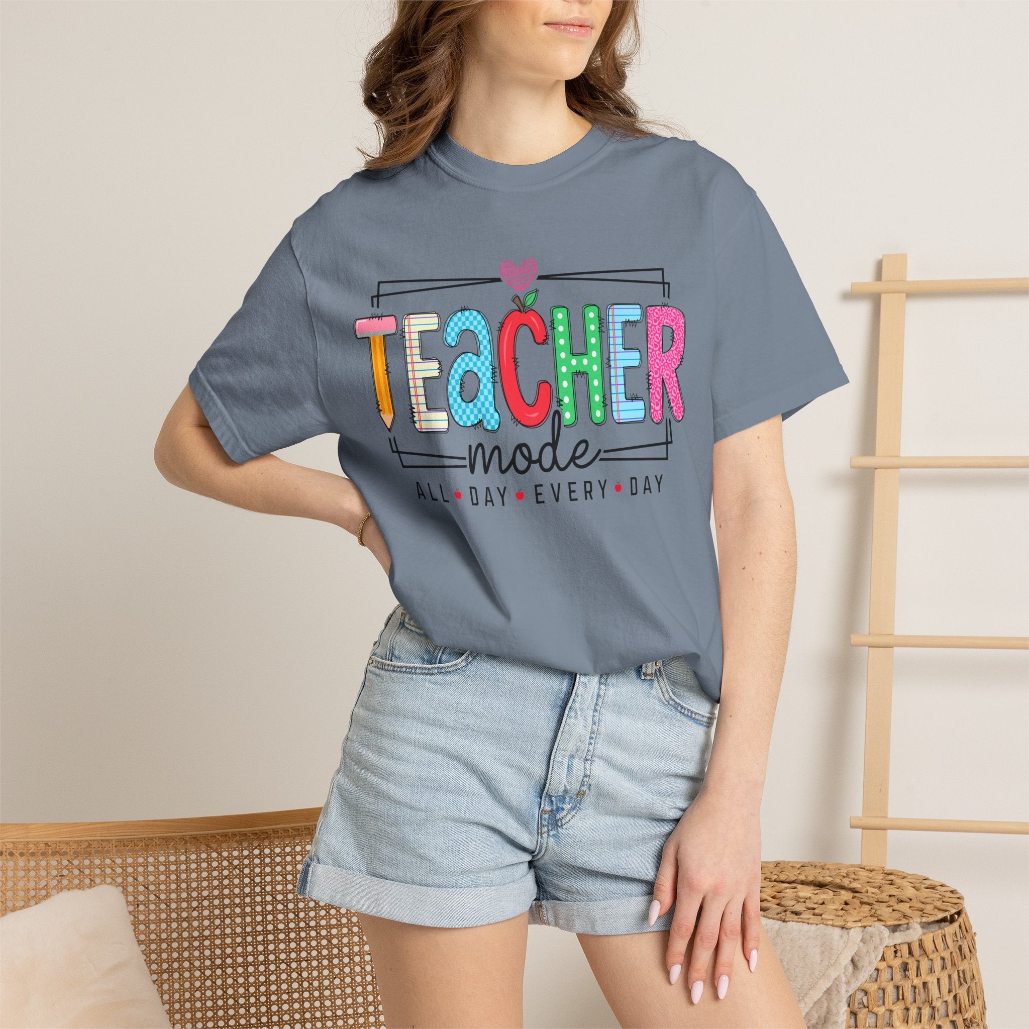 "Teacher Mode: All Day Every Day" Graphic Tee