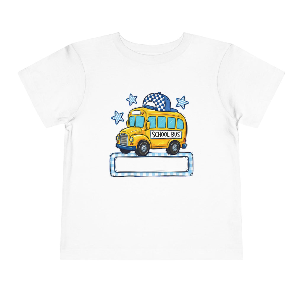 Yellow School Bus Name Shirt