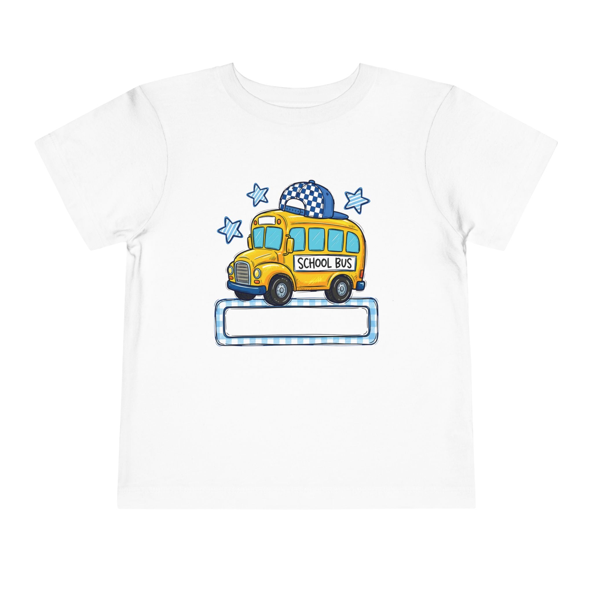 Yellow School Bus Name Shirt
