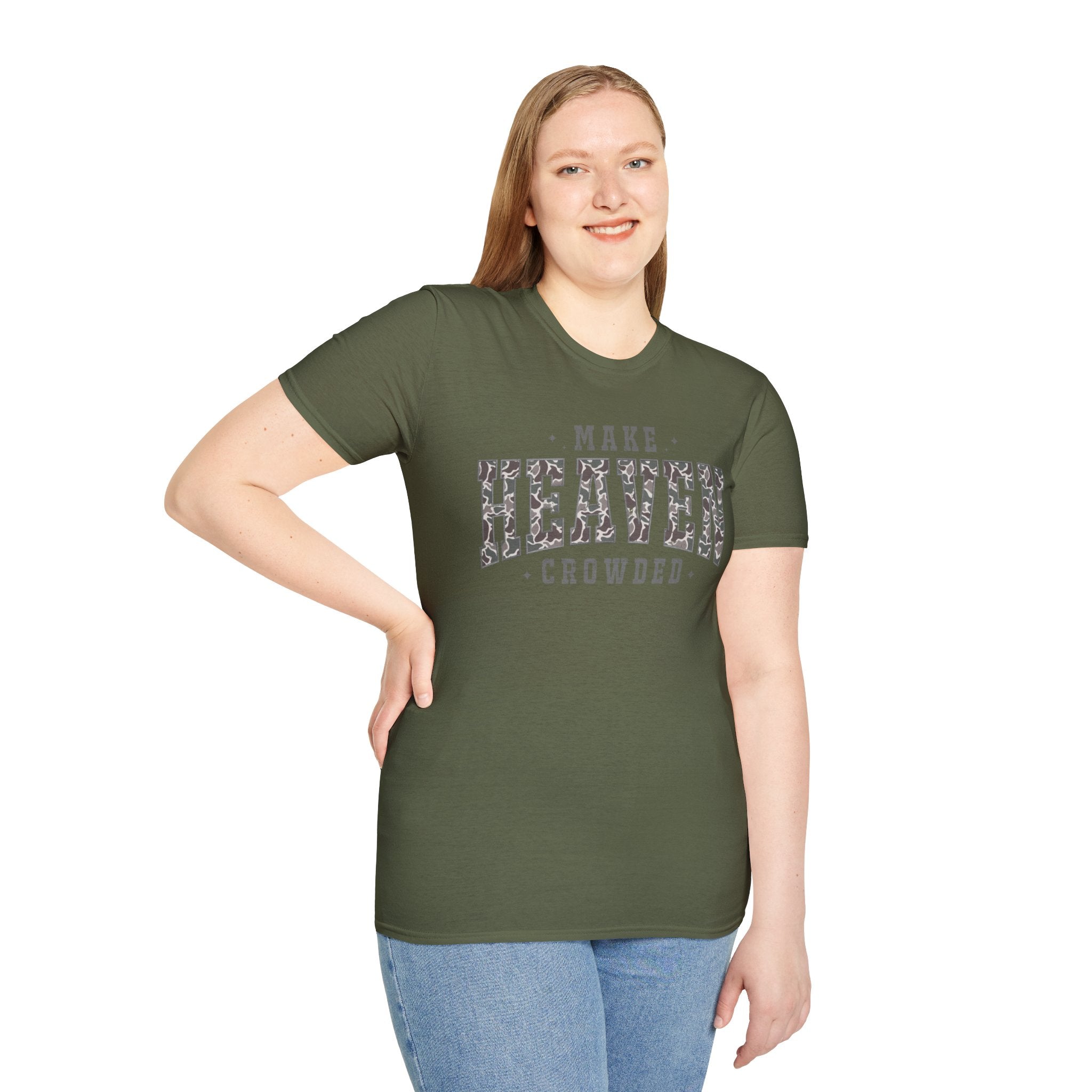 Make Heaven Crowded T-Shirt — Christian Faith Inspirational Graphic Tee