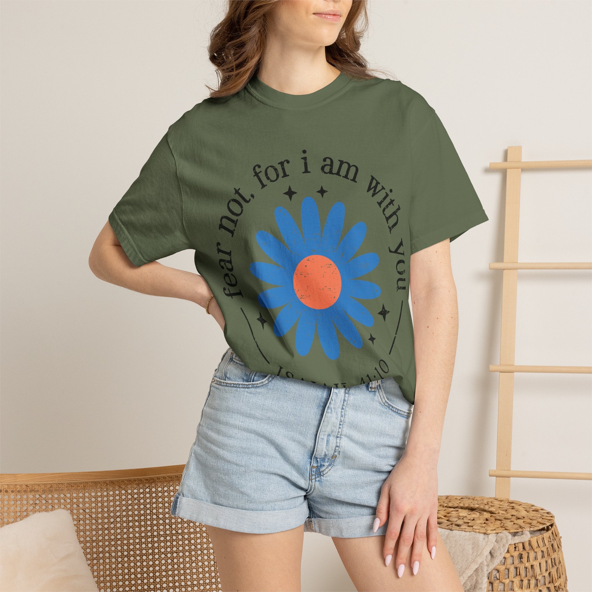 "Fear Not, For I Am With You" Christian Tee