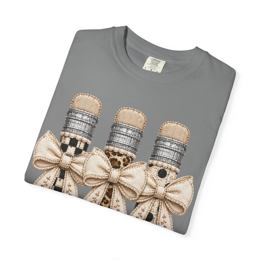 Leopard & Plaid Pencils with Bow