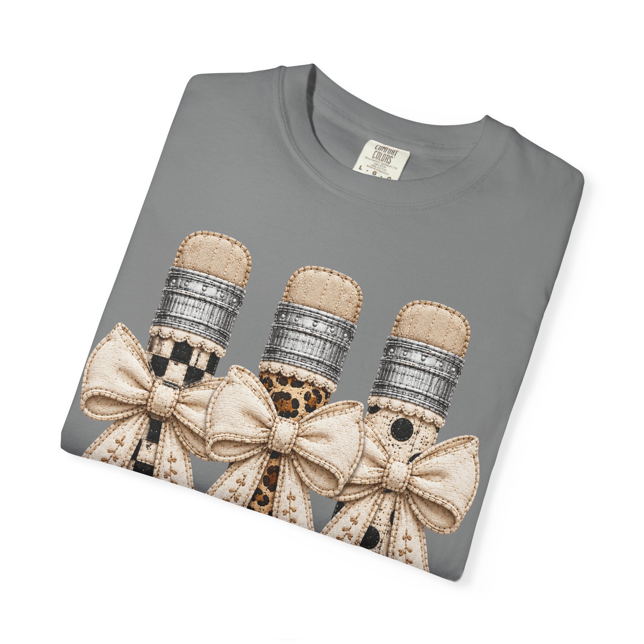 Leopard & Plaid Pencils with Bow