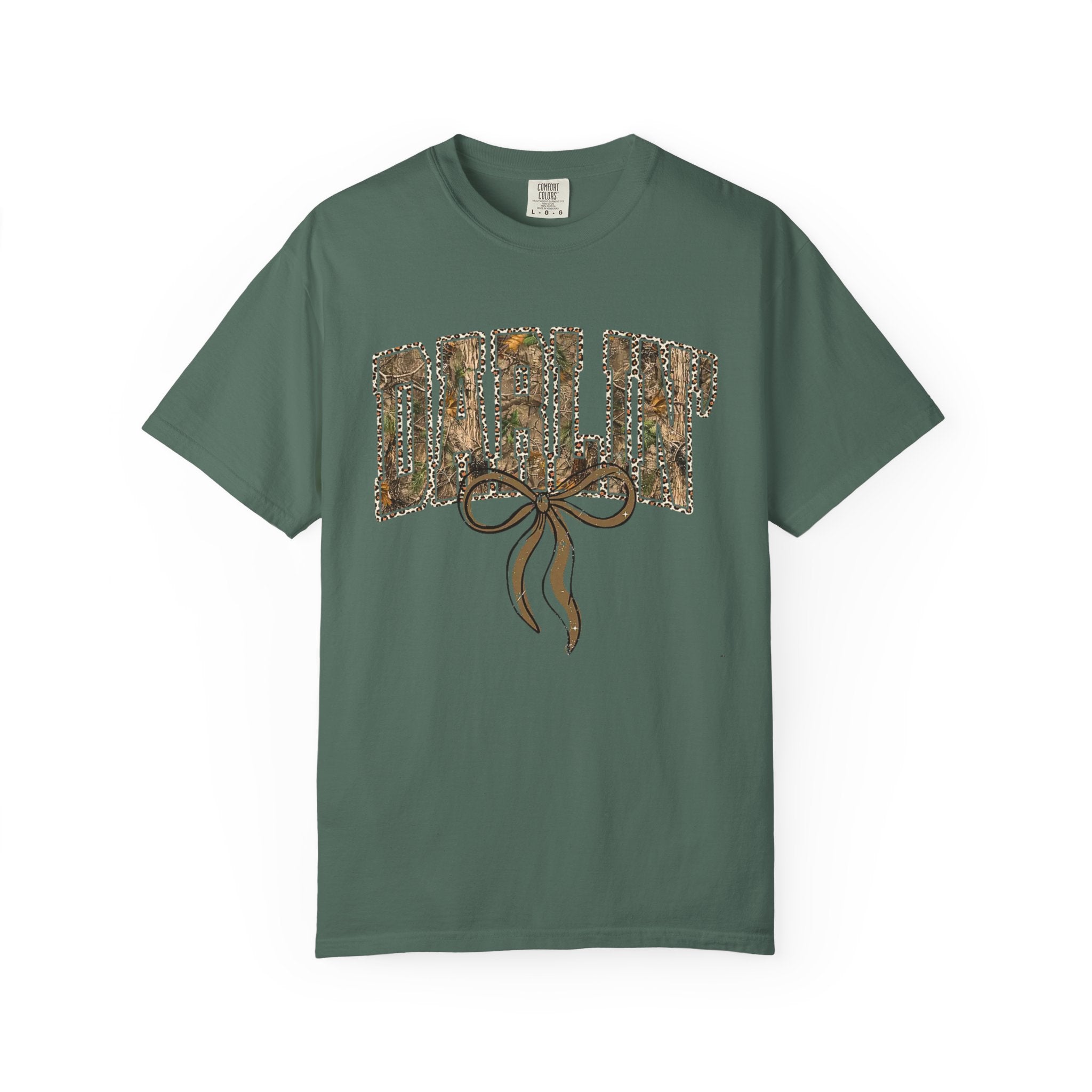 T-Shirt — "Darlin'" Vintage Ribbon Graphic Tee