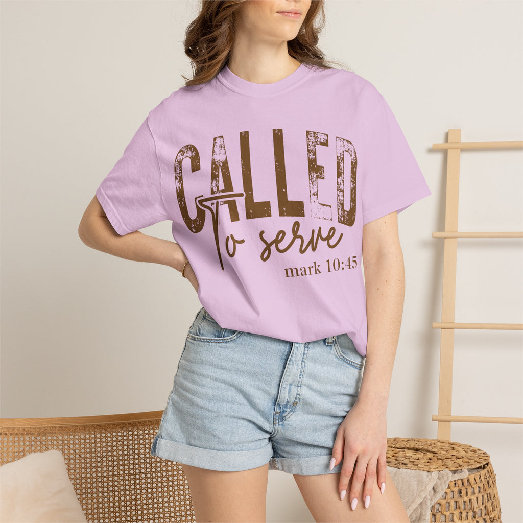 “Called to Serve” Mark 10:45 Christian Tee