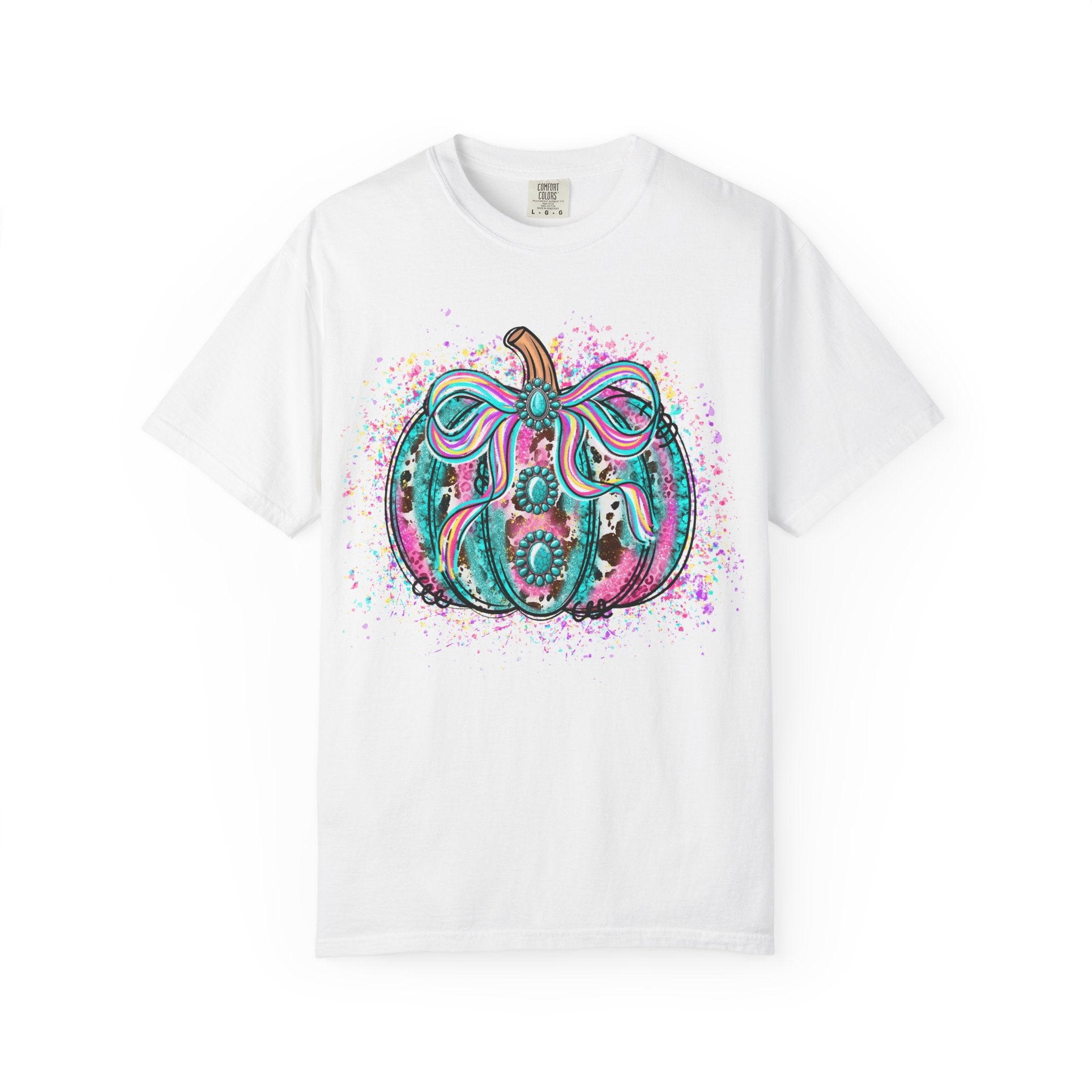 Teal Boho Pumpkin T-Shirt