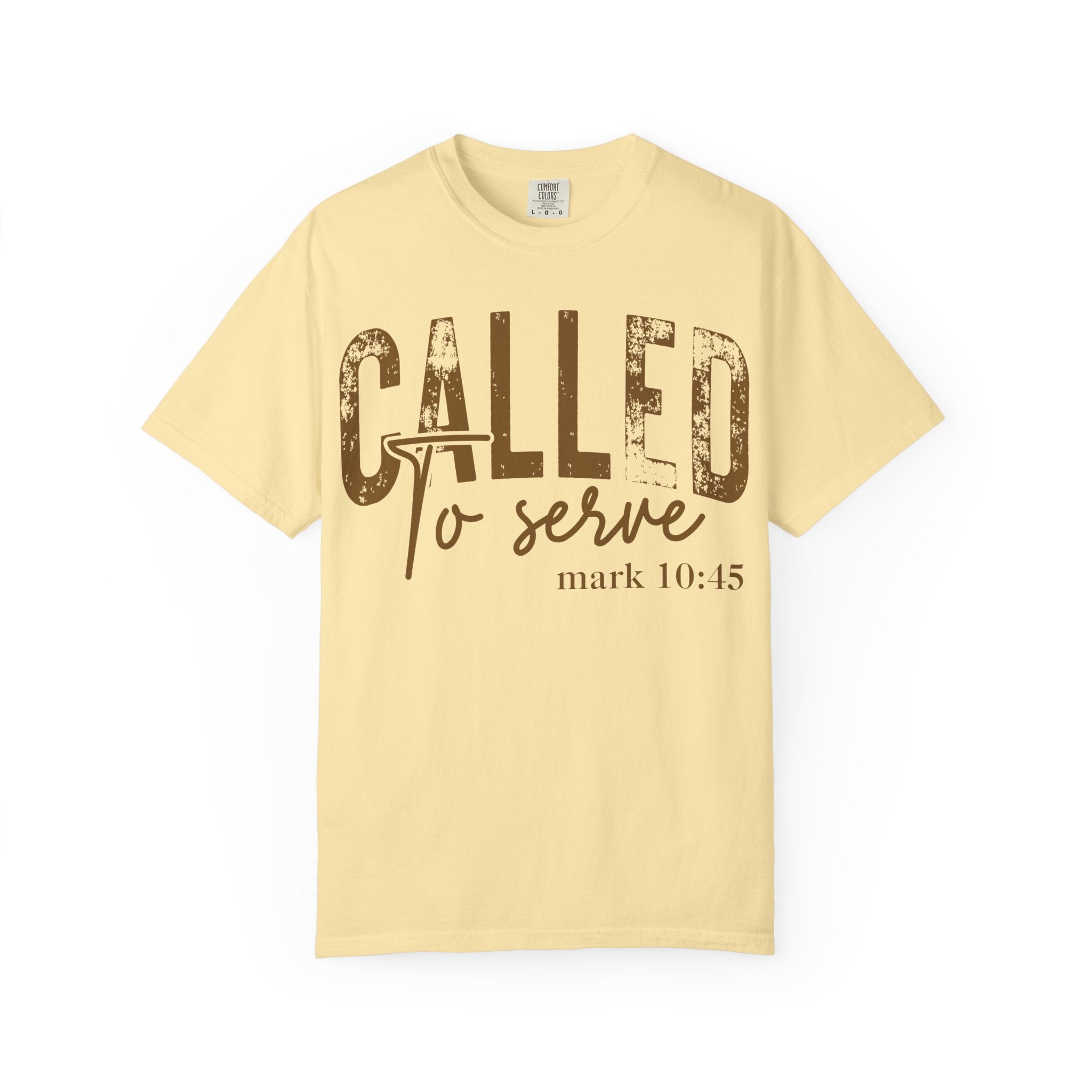 “Called to Serve” Mark 10:45 Christian Tee