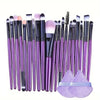 Comprehensive Synthetic Makeup Brush Set