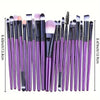 Comprehensive Synthetic Makeup Brush Set