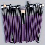 Comprehensive Synthetic Makeup Brush Set