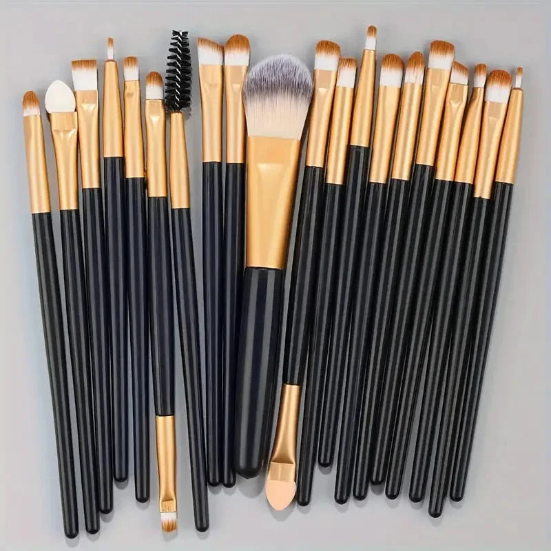Comprehensive Synthetic Makeup Brush Set