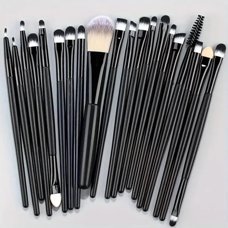 Comprehensive Synthetic Makeup Brush Set