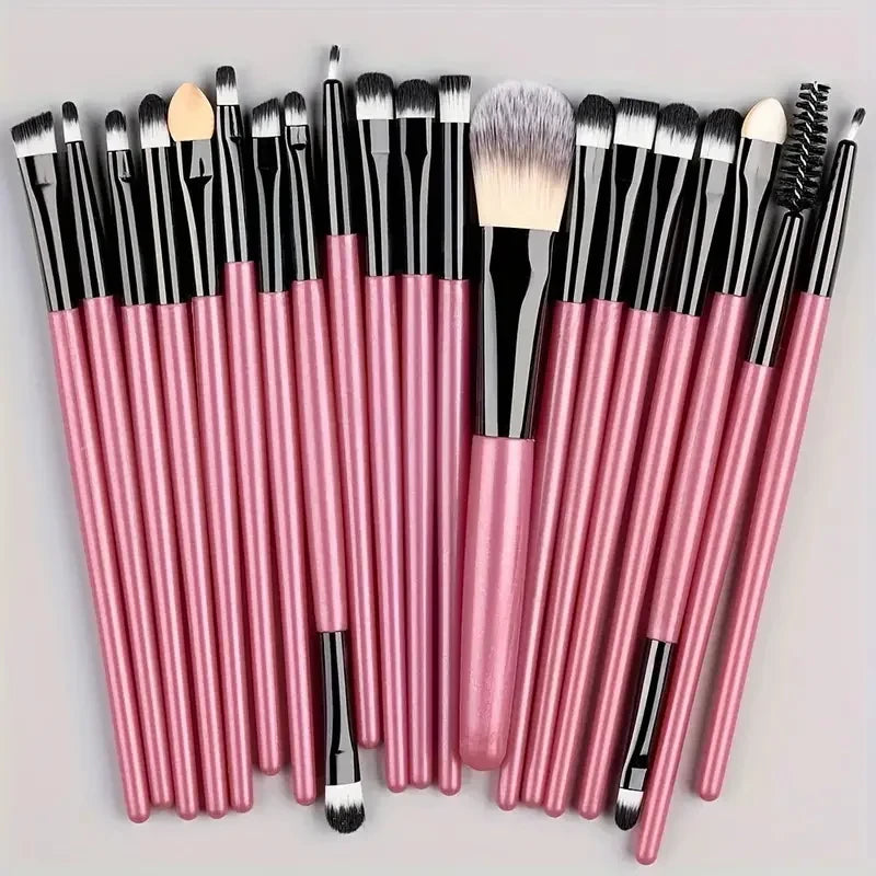 Comprehensive Synthetic Makeup Brush Set