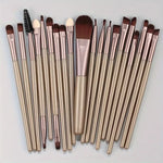 Comprehensive Synthetic Makeup Brush Set
