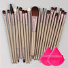 Comprehensive Synthetic Makeup Brush Set