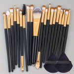 Comprehensive Synthetic Makeup Brush Set