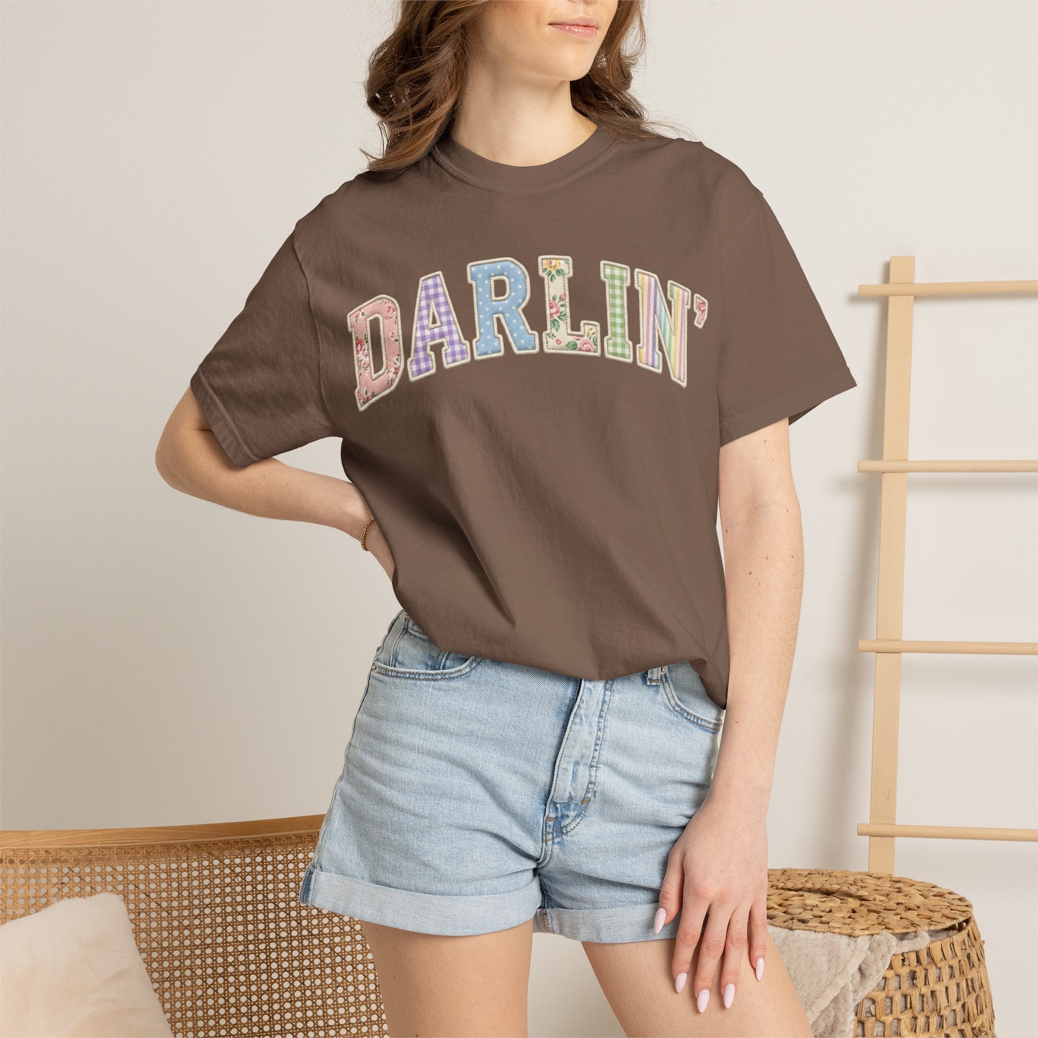 Darlin' Floral Patch T-Shirt