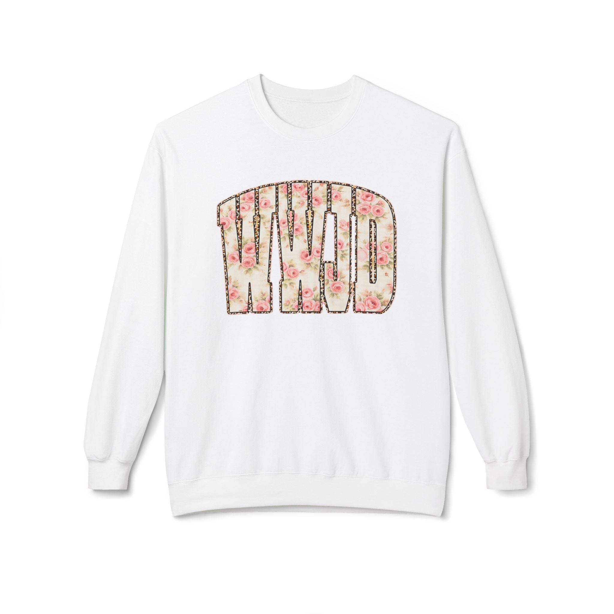 Vintage Rose Lettering Crewneck