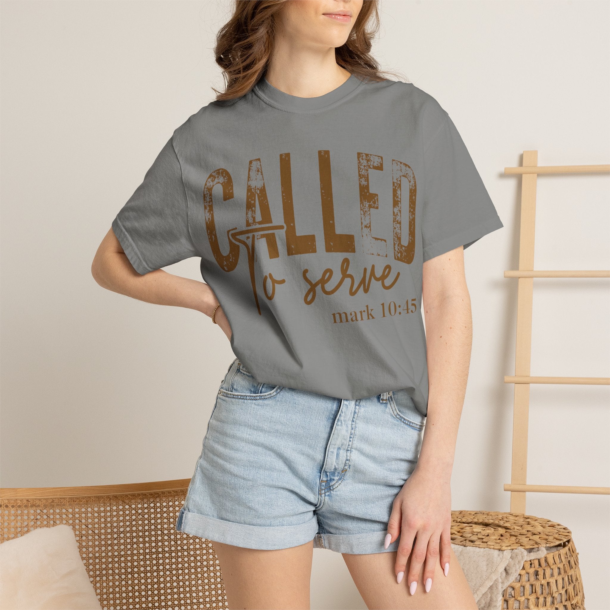 “Called to Serve” Mark 10:45 Christian Tee
