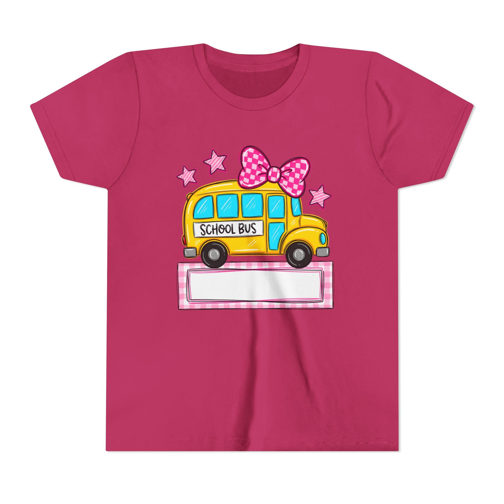 Cute Pink Bow Back-to-School Shirt