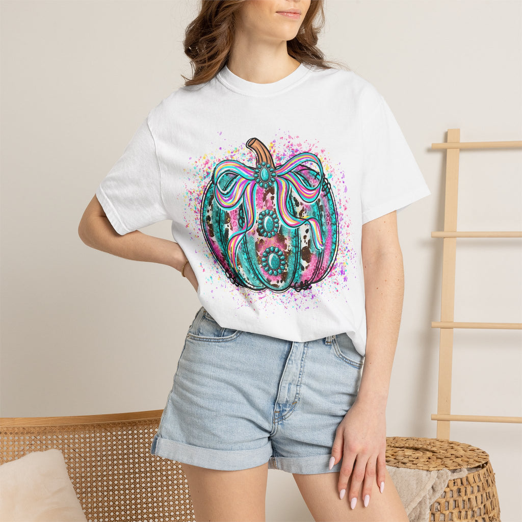 Teal Boho Pumpkin T-Shirt
