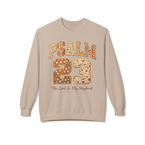 "The Lord Is My Shepherd" Floral Vintage Football Design