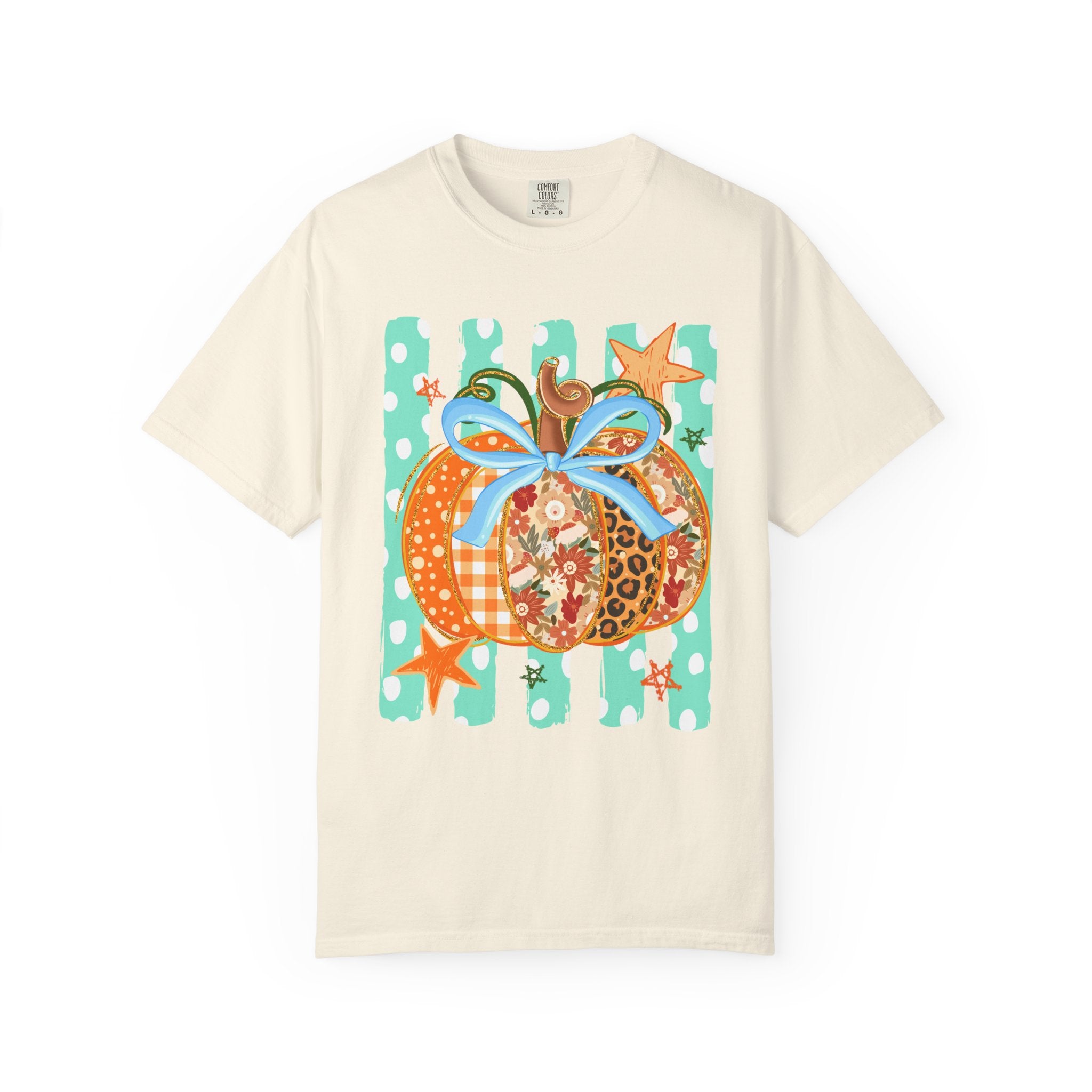 Floral & Gingham Fall Tee