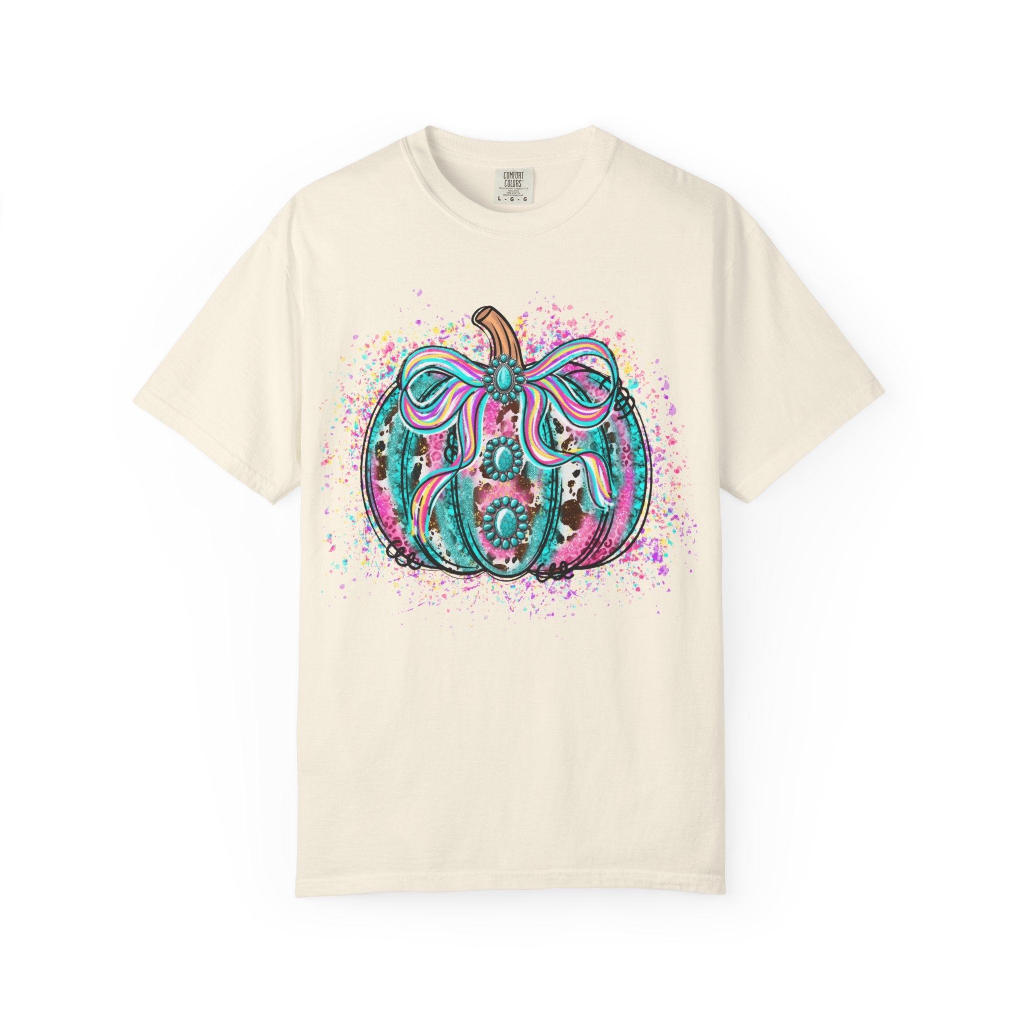 Teal Boho Pumpkin T-Shirt