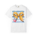 Teacher Pencil Bow T-Shirt