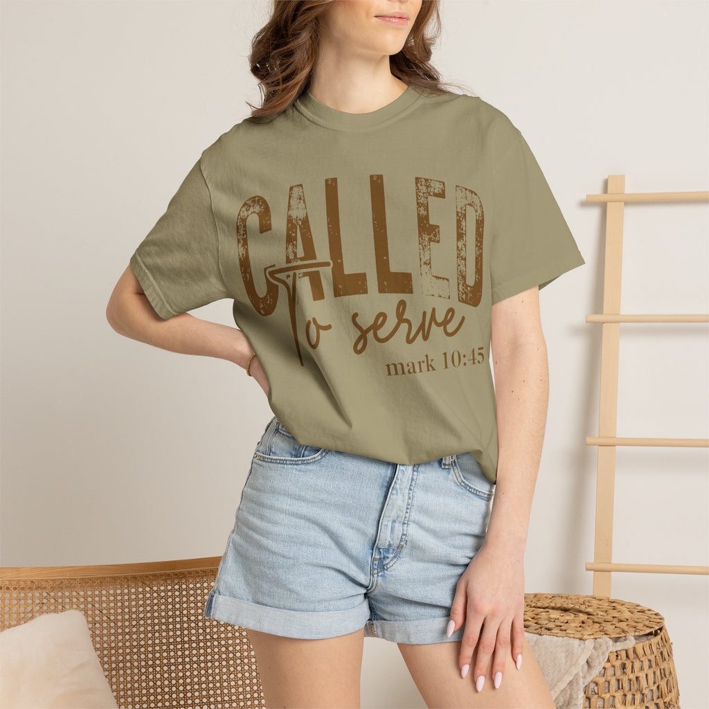 “Called to Serve” Mark 10:45 Christian Tee