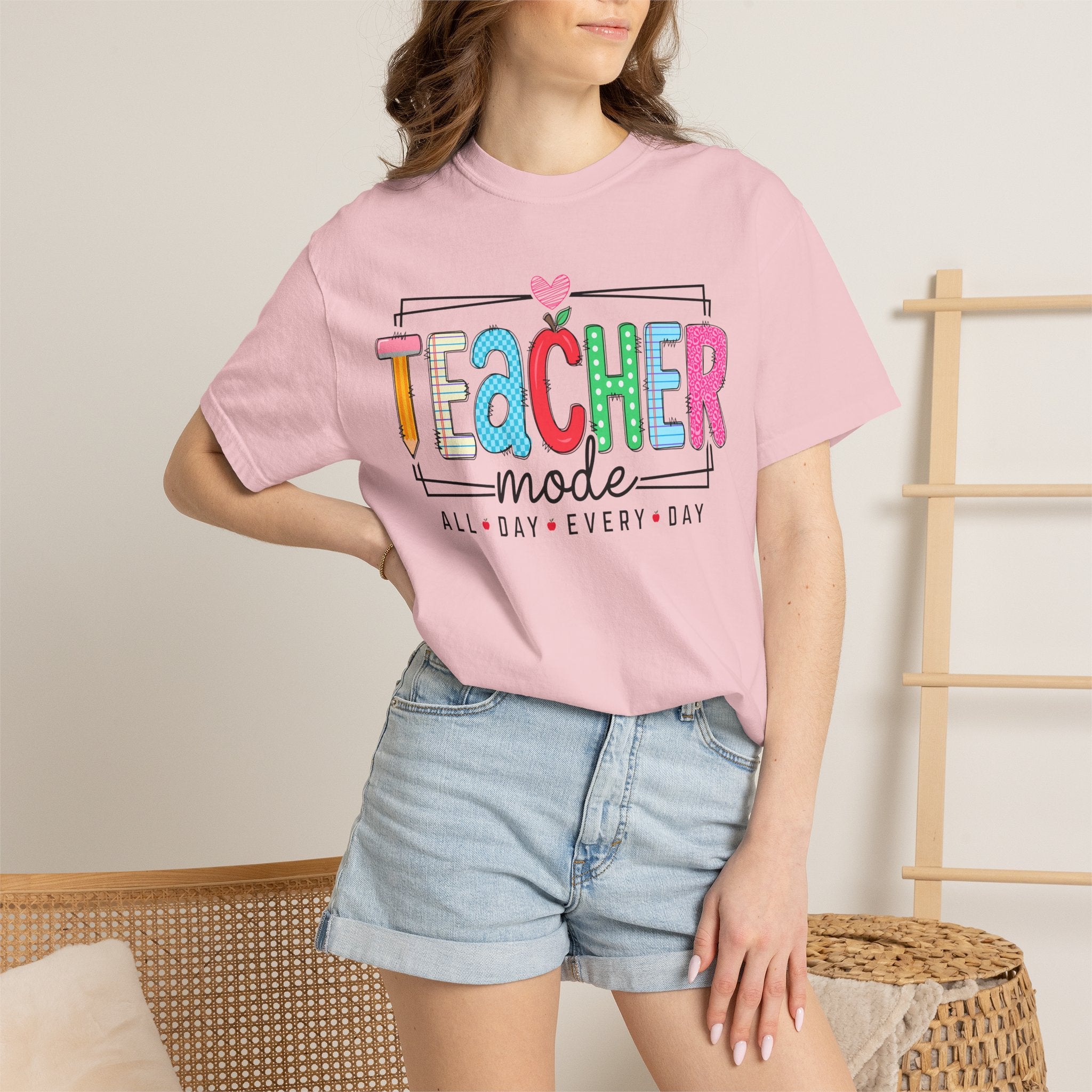 "Teacher Mode: All Day Every Day" Graphic Tee