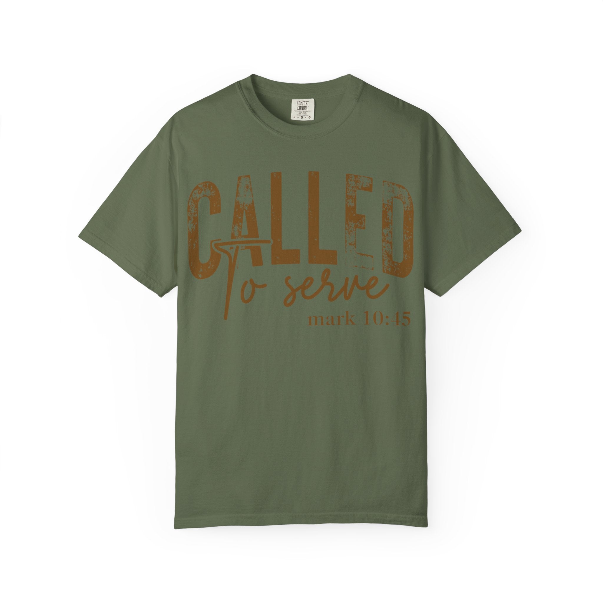 “Called to Serve” Mark 10:45 Christian Tee