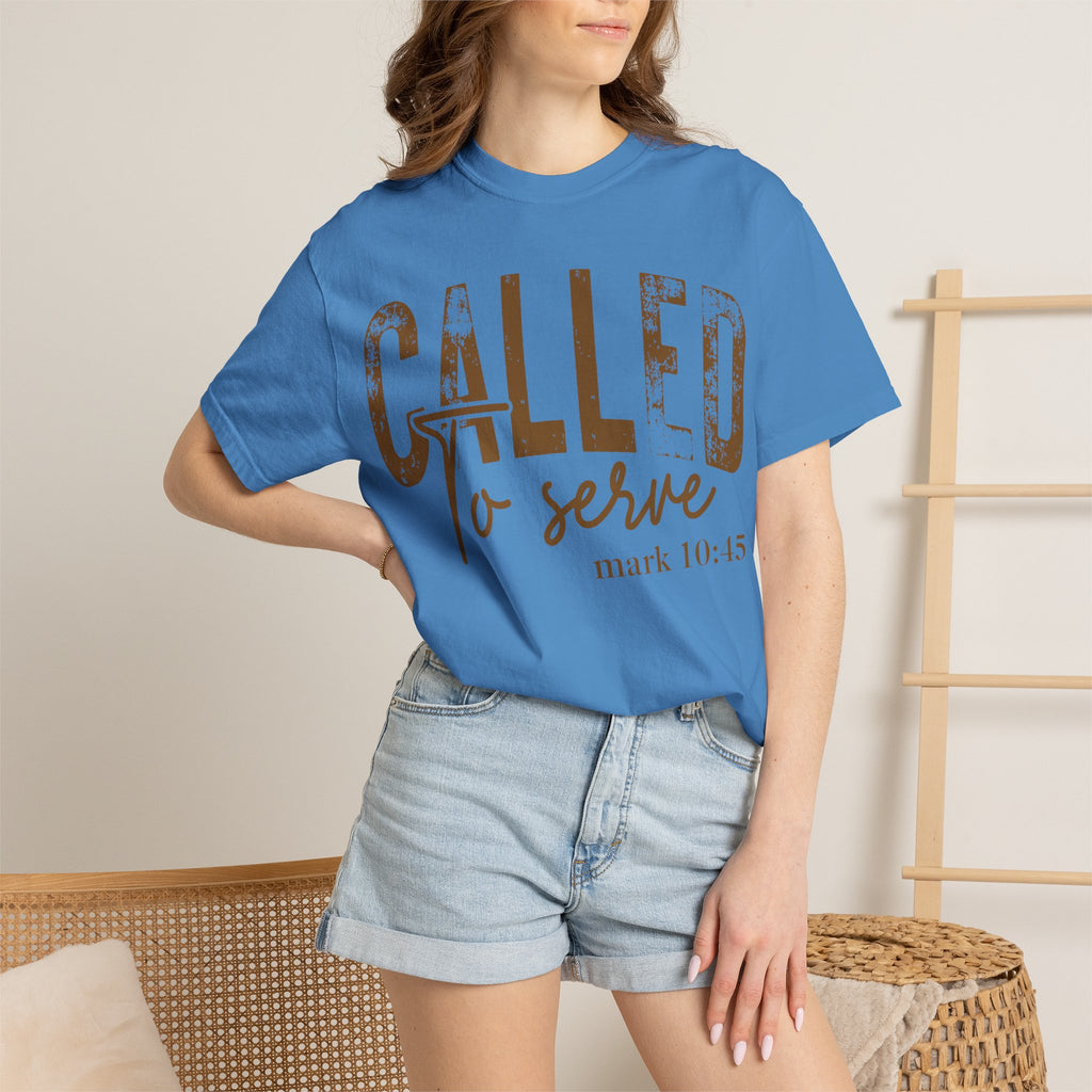“Called to Serve” Mark 10:45 Christian Tee