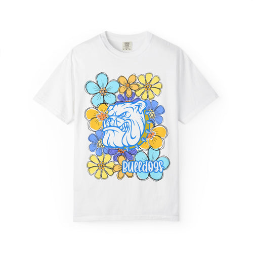 Bulldogs Floral Mascot T-Shirt