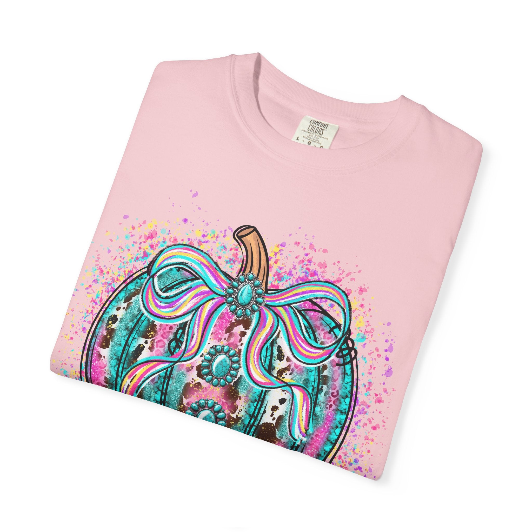 Teal Boho Pumpkin T-Shirt