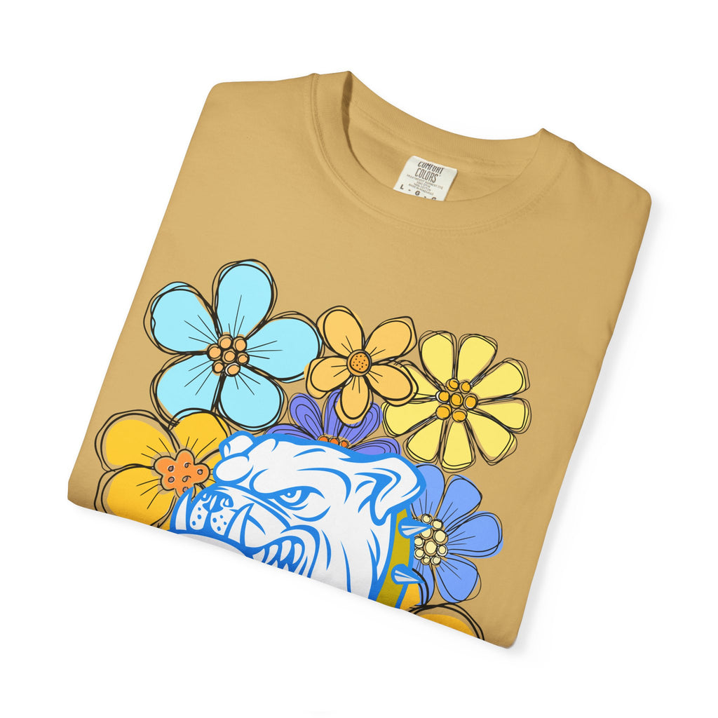 Bulldogs Floral Mascot T-Shirt
