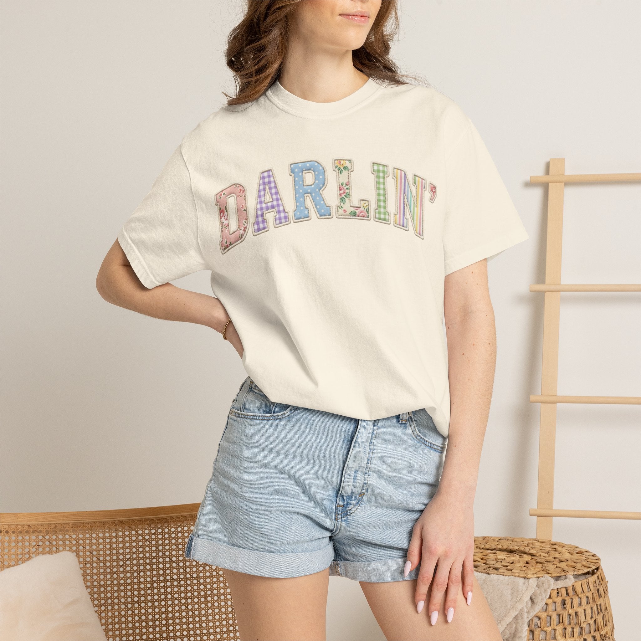 Darlin' Floral Patch T-Shirt